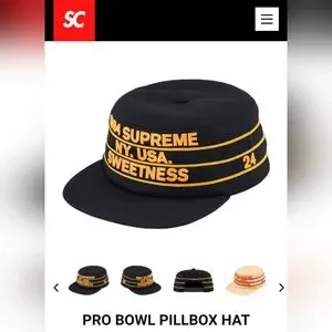 Supreme | Accessories | Supreme Pro Bowl Pillbox Hat Ss24
